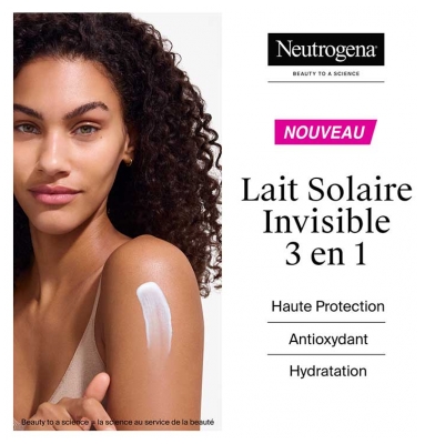 Neutrogena Lait Invisible Solaire Absorption Rapide SPF50 200 ml