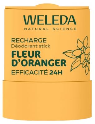 Weleda Déodorant Stick Recharge Fleur d'Oranger 24H 50 g