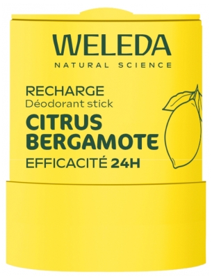 Weleda Déodorant Stick Recharge Citrus Bergamote 24H 50 g