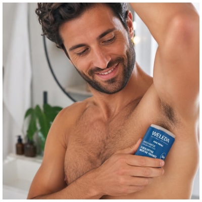 Weleda For Men Déodorant Stick Recharge Eucalyptus Menthe Poivrée 24H 50 g