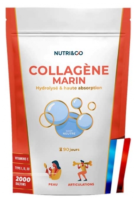Nutri&Co Collagène Marin Peau et Articulations 540 g - Goût : Neutre