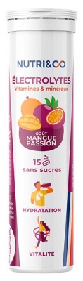 Nutri&Co Électrolytes Vitamines & Minéraux 15 Comprimés
