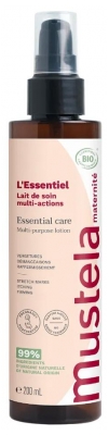 Mustela Maternité L'Essentiel Lait de Soin Bio Multi-Actions 200 ml (à consommer de préférence avant le 30/11/2026)