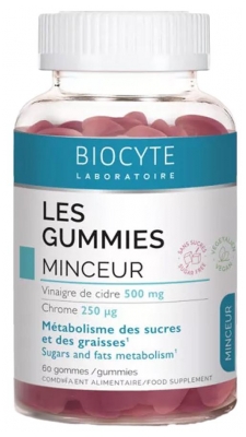 Biocyte Minceur Les Gummies 60 gommes (à consommer de préférence avant le 30/12/2026)
