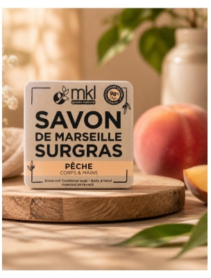MKL Green Nature Pêche Savon Surgras de Marseille Corps & Mains 100 g