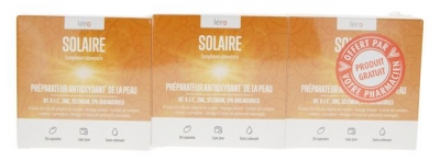 Léro Solaire Lot 3 x 30 capsules (2+1 offert) (à consommer de préférence avant le 31/12/2026)