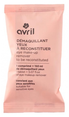 Avril Démaquillant Yeux à Reconstituer 1 comprimé - 5 g (à consommer de préférence avant le 31/12/2026)