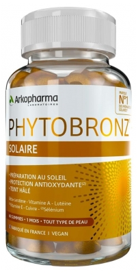 Arkopharma Phytobronz 60 Gummies (à consommer de préférence avant le 01/01/2027)