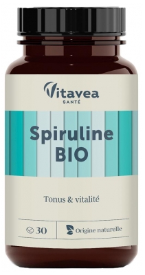 Spiruline Bio Vitavea 30 comprimés (à consommer de préférence avant le 01/01/2027)