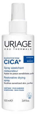 Uriage Bariéderm Cica + Spray Asséchant Restaurateur Peaux Sensibles 100 ml