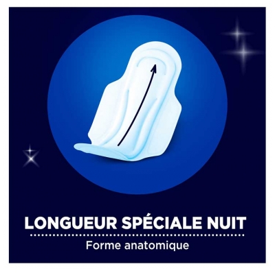Vania Maxi Nuit 12 Serviettes Extra Longues