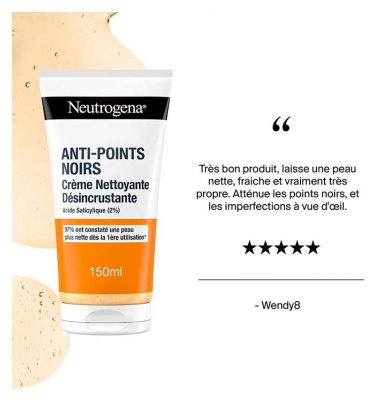 Neutrogena Crème Nettoyante Désincrustante Anti-Points Noirs 150 ml