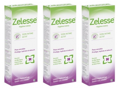 Effik Zelesse Soin Intime Actif - Lot de 3 x 250 ml