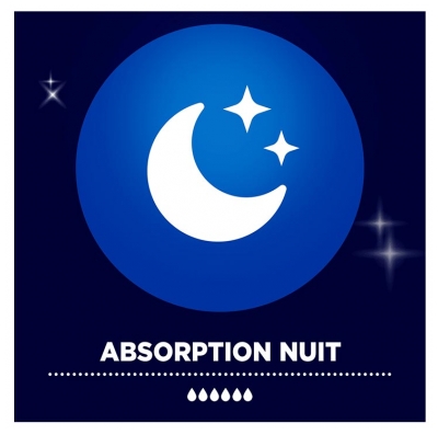 Vania Maxi Nuit 10 Serviettes Extra Longues