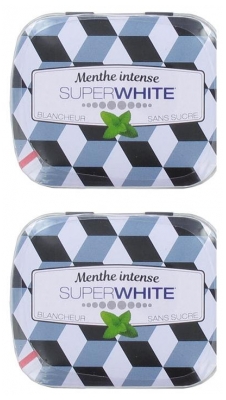 Superwhite Menthe Intense - Lot de 2 x 50 Pastilles