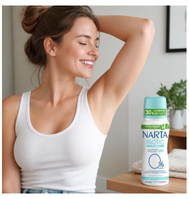 Narta Biotic Déodorant Invisible Spray 72H 100 ml