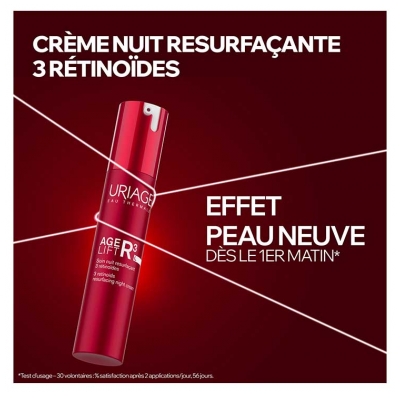 Uriage Age Lift R3 Soin de Nuit 3 Rétinoïdes Resurfaçant 40 ml