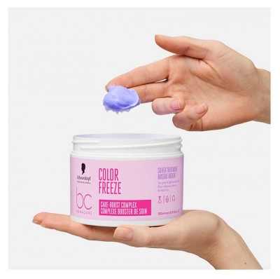 Schwarzkopf Professional Bonacure Color Freeze Masque Argent Complexe Booster de Soin 500 ml
