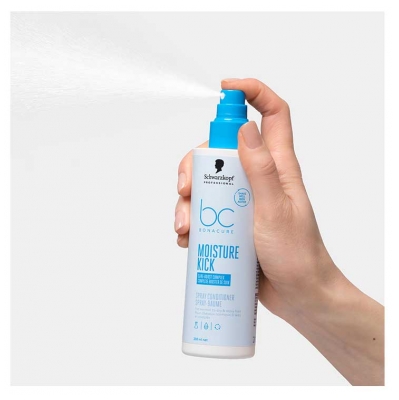 Schwarzkopf Professional Bonacure Moisture Kick Spray-Baume Complexe Booster de Soin 400 ml