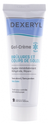 Dexeryl Specific Gel-Crème Coups de Soleil et Brûlures 50 g