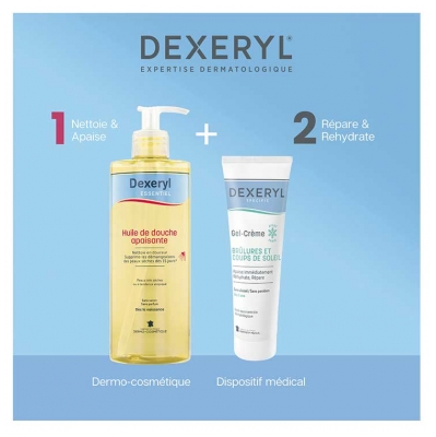 Dexeryl Specific Gel-Crème Coups de Soleil et Brûlures 50 g