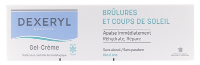 Dexeryl Specific Gel-Crème Coups de Soleil et Brûlures 50 g