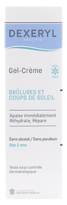 Dexeryl Specific Gel-Crème Coups de Soleil et Brûlures 50 g