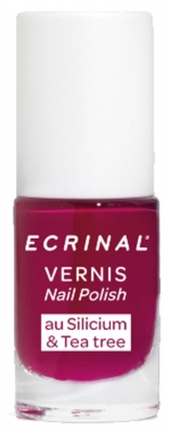 Ecrinal Vernis Tea Tree + Silicium 5 ml - Couleur : Prune