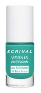 Ecrinal Vernis Tea Tree + Silicium 5 ml - Couleur : Vert Lagon