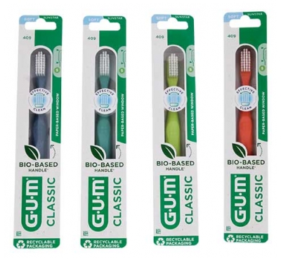 GUM Brosse à Dents Classic N° 409