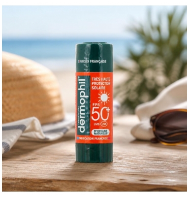 Dermophil Indien Solaire Stick pour les Lèvres SPF50 4 g