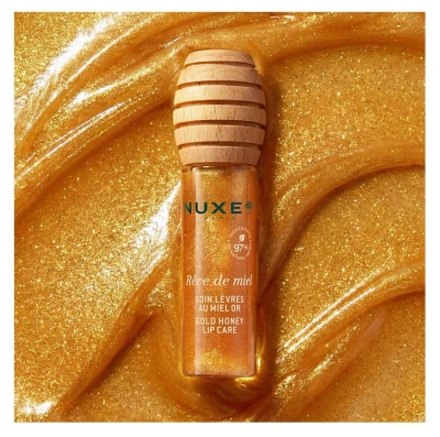 Nuxe Rêve de Miel Soin Lèvres Or 10 ml Édition Limitée Étui & Charms