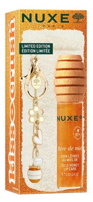 Nuxe Rêve de Miel Soin Lèvres Or 10 ml Édition Limitée Étui & Charms