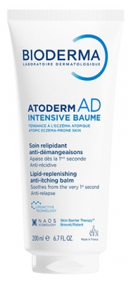 Bioderma Atoderm AD Intensive Baume Relipidant Peau Très Sèche à Atopique 200 ml