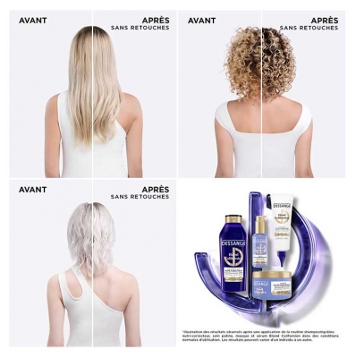Dessange Routine Pur Blond Californien Cheveux Blonds Colorés ou Décolorés