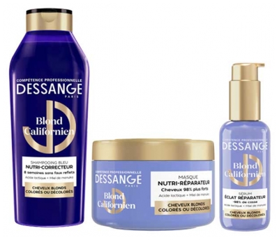 Dessange Routine Pur Blond Californien Cheveux Blonds Colorés ou Décolorés