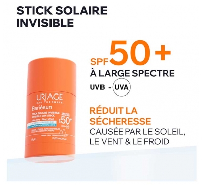 Uriage Bariésun Stick Solaire Invisible SPF50+ 18 Grammes