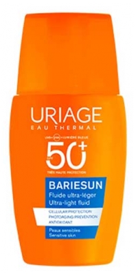 Uriage Bariésun Fluide Ultra-Léger Très Haute Protection Peaux Sensibles SPF50+ 30 ml