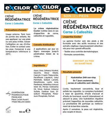 Excilor Crémé Anti Callosité 50 ml