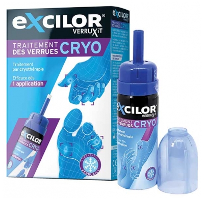 Excilor Cerruxite Traitement des Verrues par Cryothérapie 50 ml