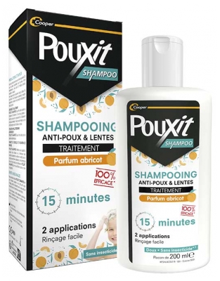 Pouxit Shampoing Traitement Anti-Poux & Lentes 2 x 200 ml Offre Spéciale