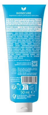 Biosecure Crème Nuit à l'Acide Hyaluronique Tous Types de Peaux 50 ml