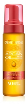 Creme of Nature Mousse Style & Shine Argan