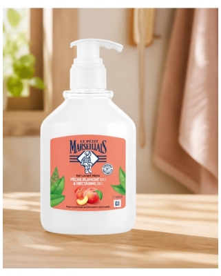Le Petit Marseillais Gel Lavant Mains Pêche Blanche & Nectarine pH Neutre 500 ml