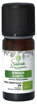 Salvia Nutrition Huile Essentielle Romarin à Cinéol Biologique 10 ML