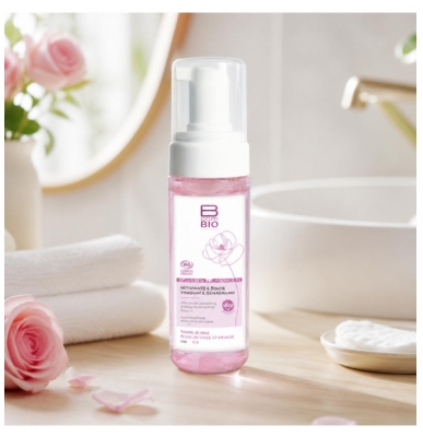BcomBIO Mousse Ultra Douce Nettoyante & Démaquillante 170 ml