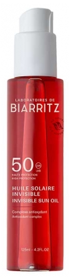 Laboratoires de Biarritz Huile Solaire Satinée Visage Corps Cheveux SPF50 125 ml