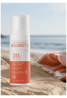 Laboratoires de Biarritz Lait solaire SPF30 Biologique 100 ML