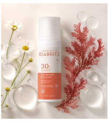 Laboratoires de Biarritz Lait solaire SPF30 Biologique 100 ML