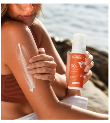 Laboratoires de Biarritz Lait Solaire Satiné Visage & Corps SPF50 100 ml